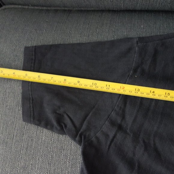 Filatures du Lion Short Sleeve Black Top - Size M - Picture 7 of 11